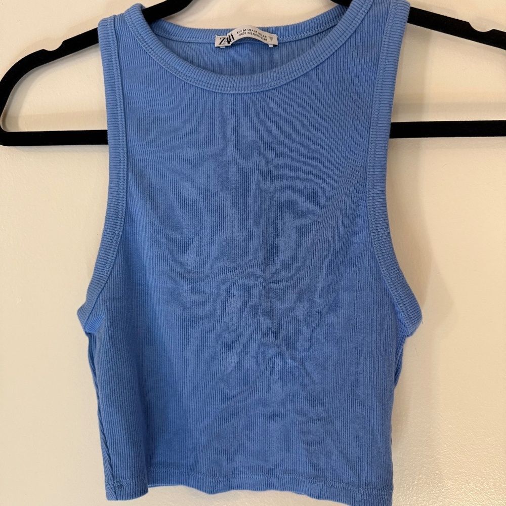 Blue Zara Tank Top